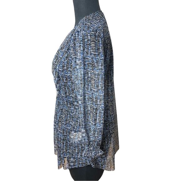 New w/Tags!!  Anthropologie Sheer Smocked Babydoll Top Blouse, Feminine, S - Picture 8 of 13